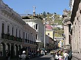 Ecuador Quito 06-01 Old Quito El Panecillo And Virgin Mary El Panecillo (small bread roll, 3016m) is a 200m hill separating south and Old Quito, topped by a 41m monument to the Virgin Mary.